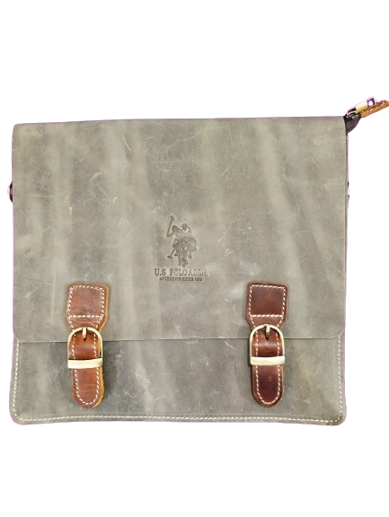 US POLO Assn Companion Messenger Bag (Ash color) – leathershopie