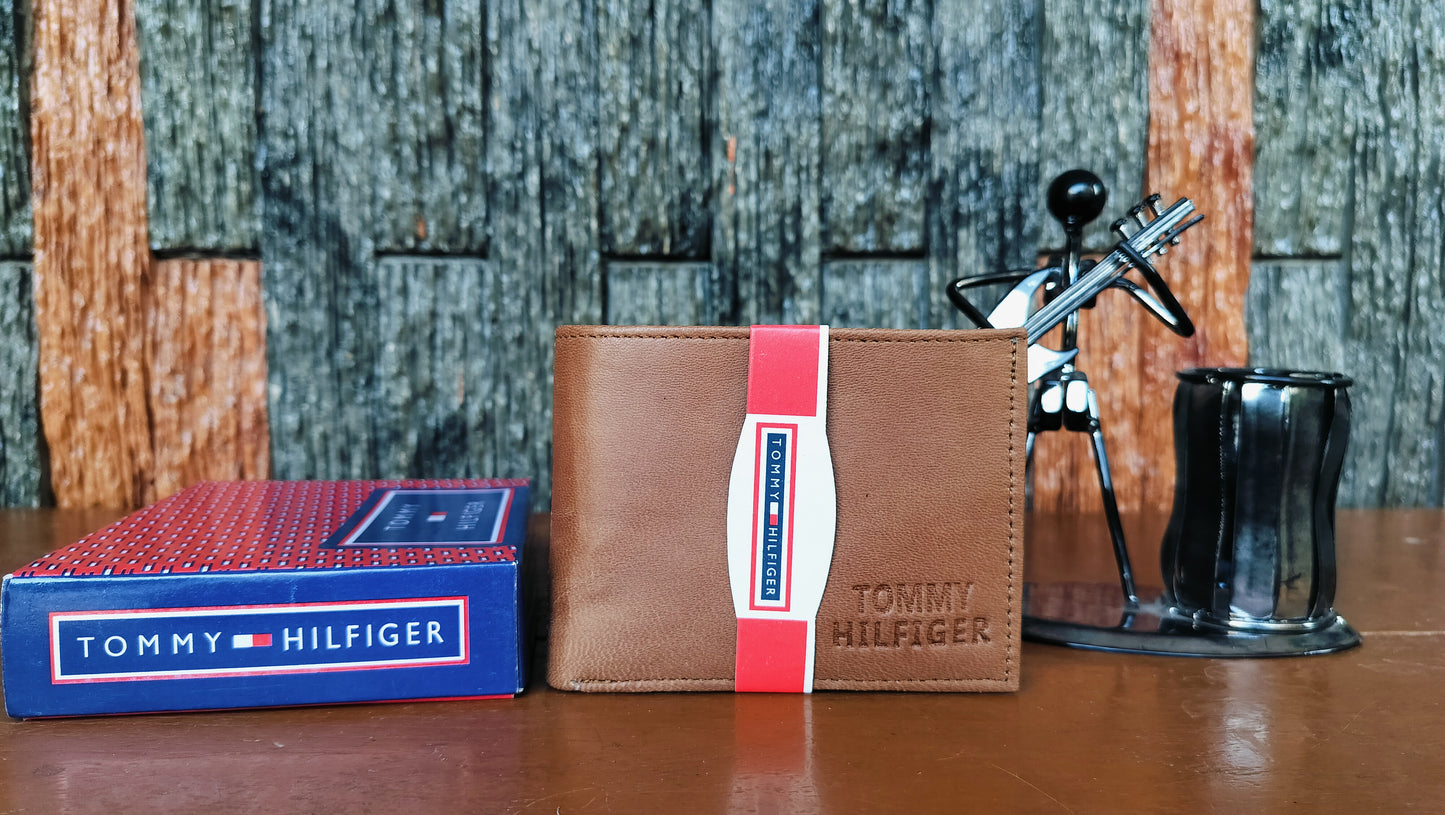 Tommy Hilfiger Tan color Bi-fold first copy Wallet