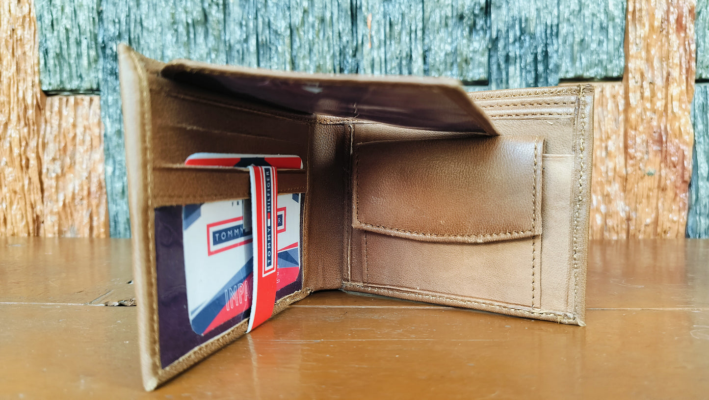 Tommy Hilfiger Tan color Bi-fold first copy Wallet