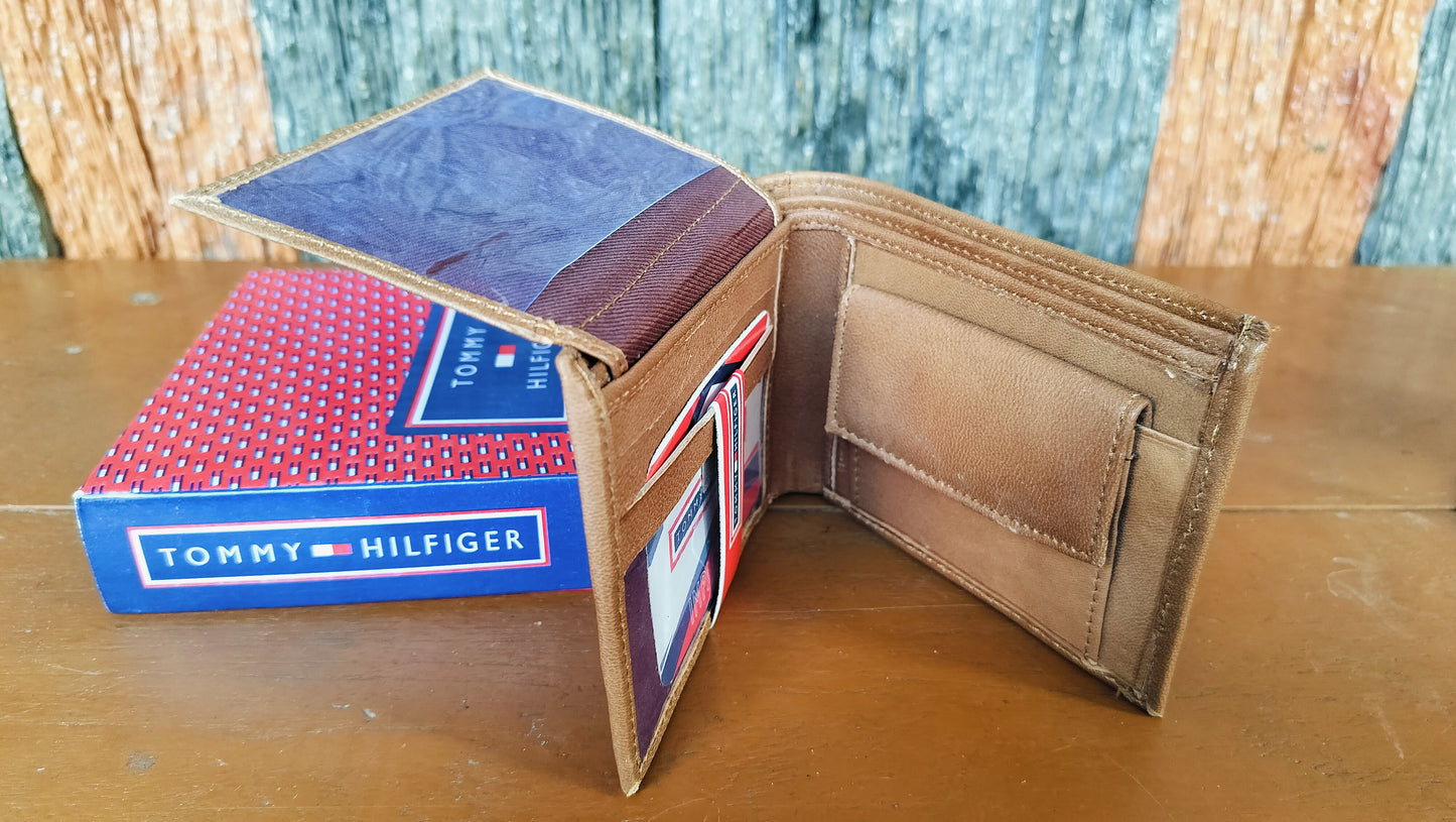 Tommy Hilfiger Tan color Bi-fold first copy Wallet