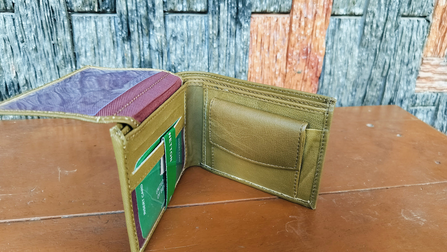 Union Color of Benetton Biege color Bi-fold first copy Wallet