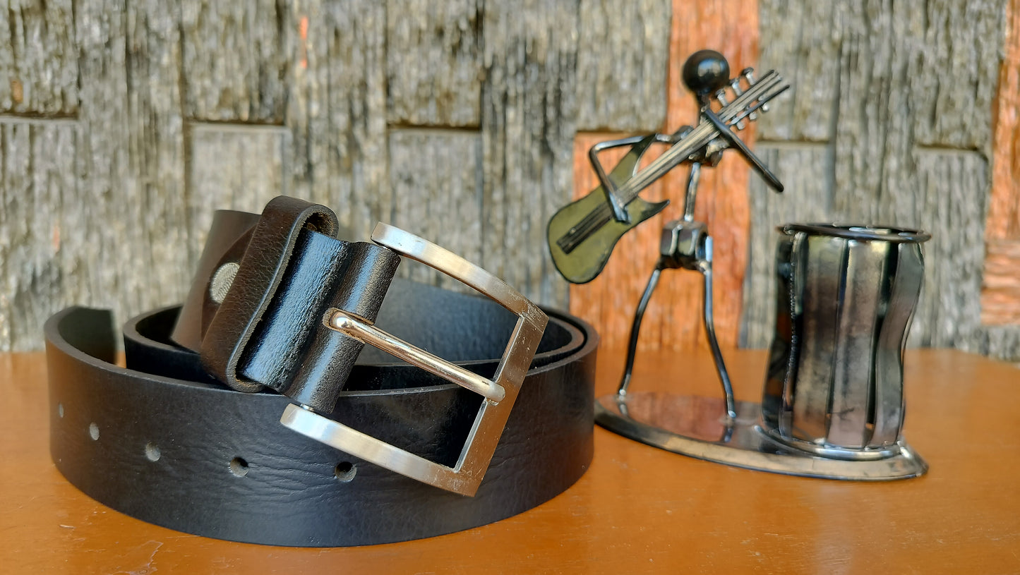 Formal & Professional Black leather belt