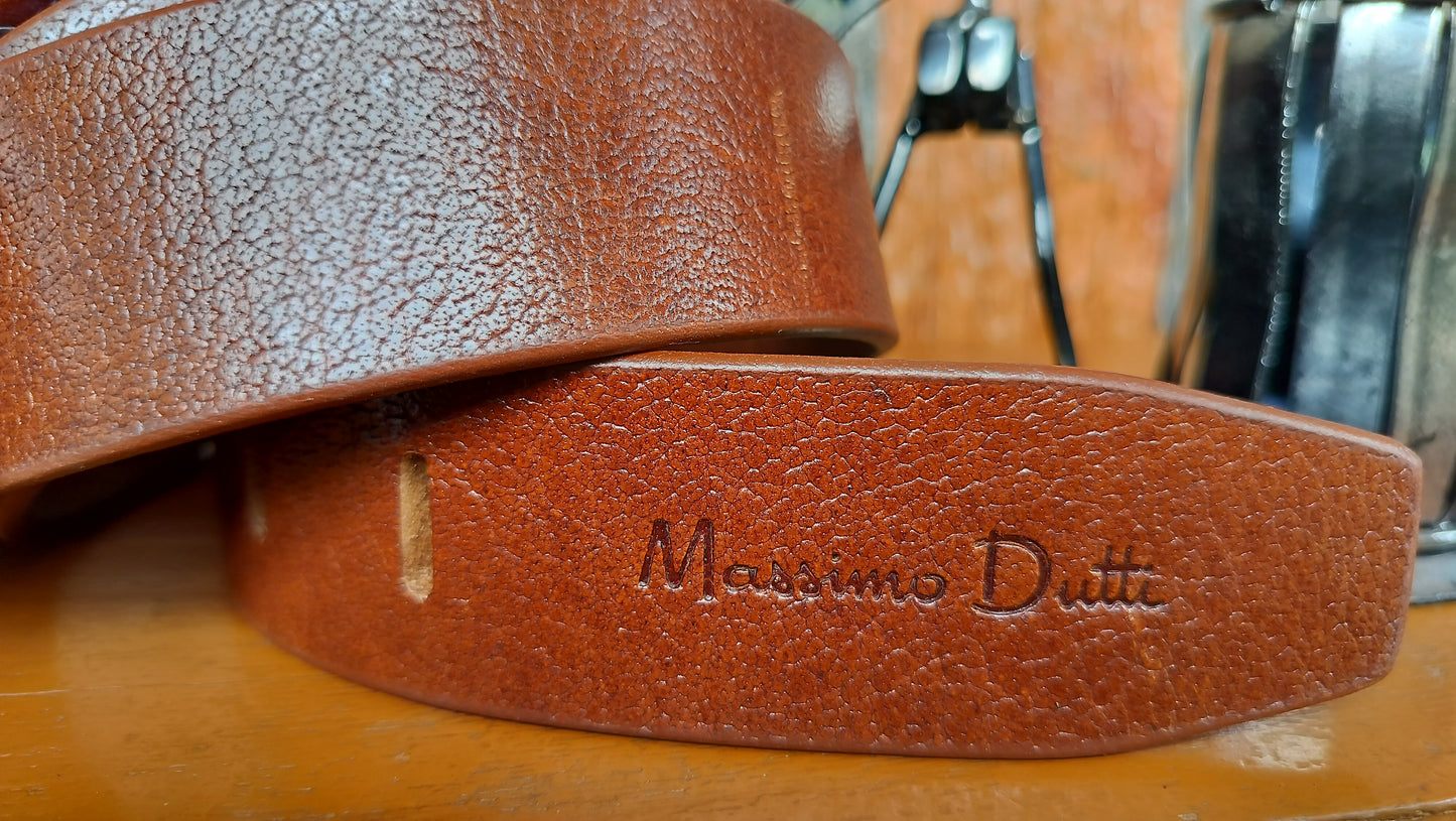 Massimo Dutti - Formal & Professional Classic Brown leather belt