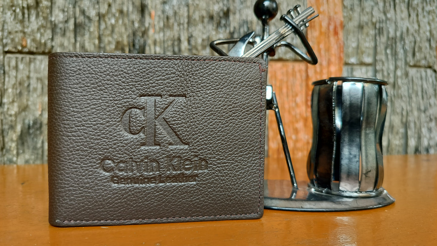 Calvin Klien- latest Brown color Bi-fold first copy Wallet