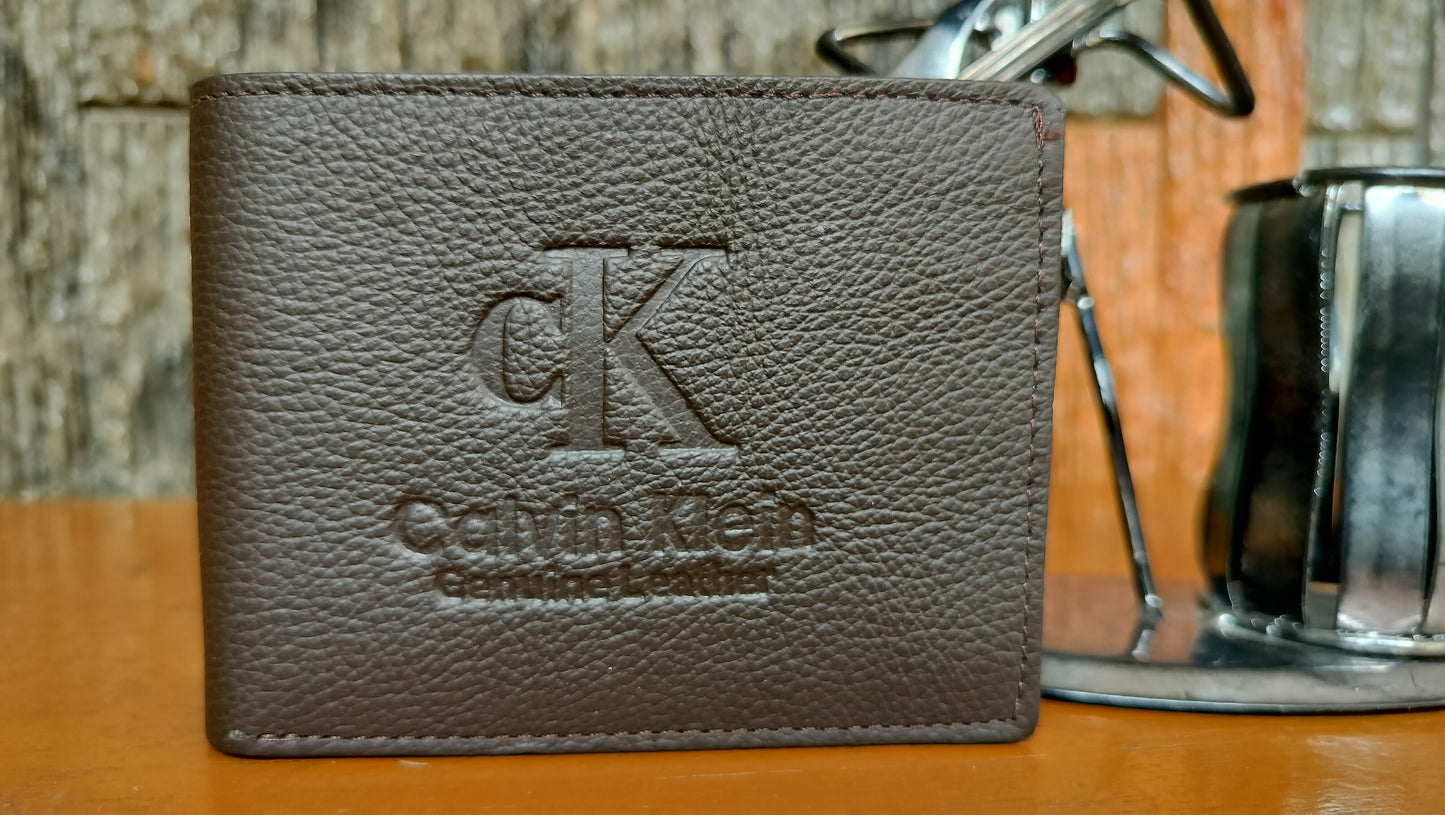 Calvin Klien- latest Brown color Bi-fold first copy Wallet