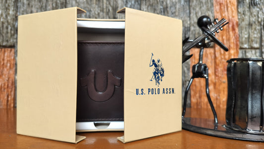 US POLO - latest Brown color Bi-fold first copy Wallet