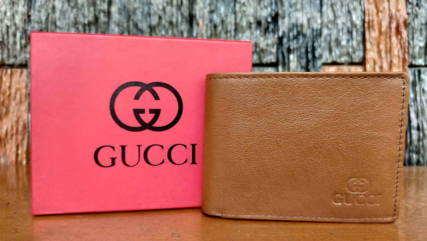 GUCCI - Light Brown color Bi-fold first copy Wallet