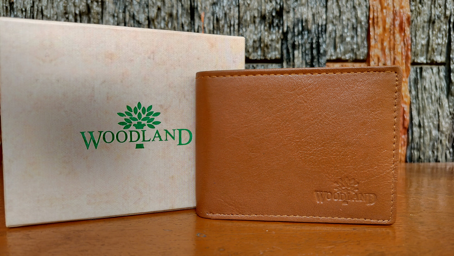 Woodland- Light Brown color Bi-fold first copy Wallet