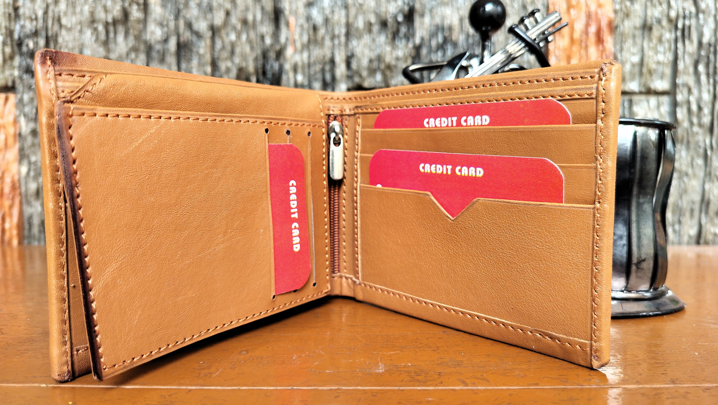 VERSAGE - premium Brown color Bi-fold first copy Wallet