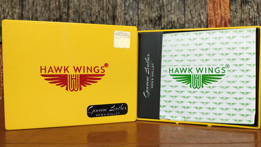 Hawk Wings - premium Red color Bi-fold first copy Wallet