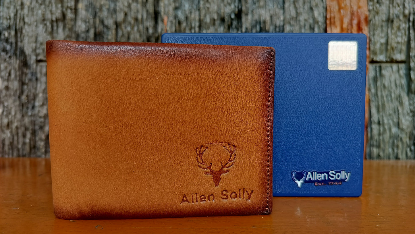 Allen Solly - premium double color brown Bi-fold first copy Wallet