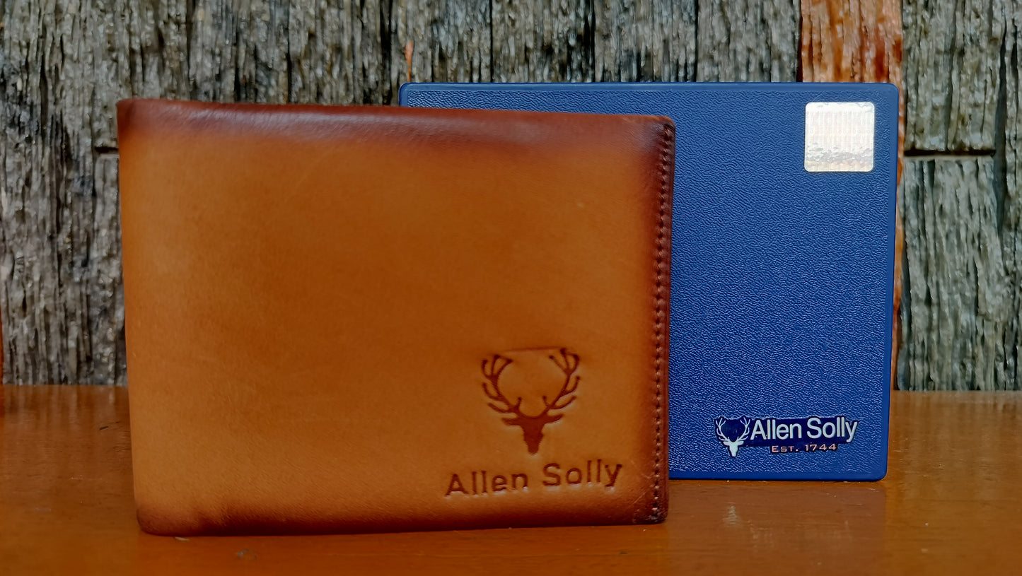 Allen Solly - premium double color brown Bi-fold first copy Wallet