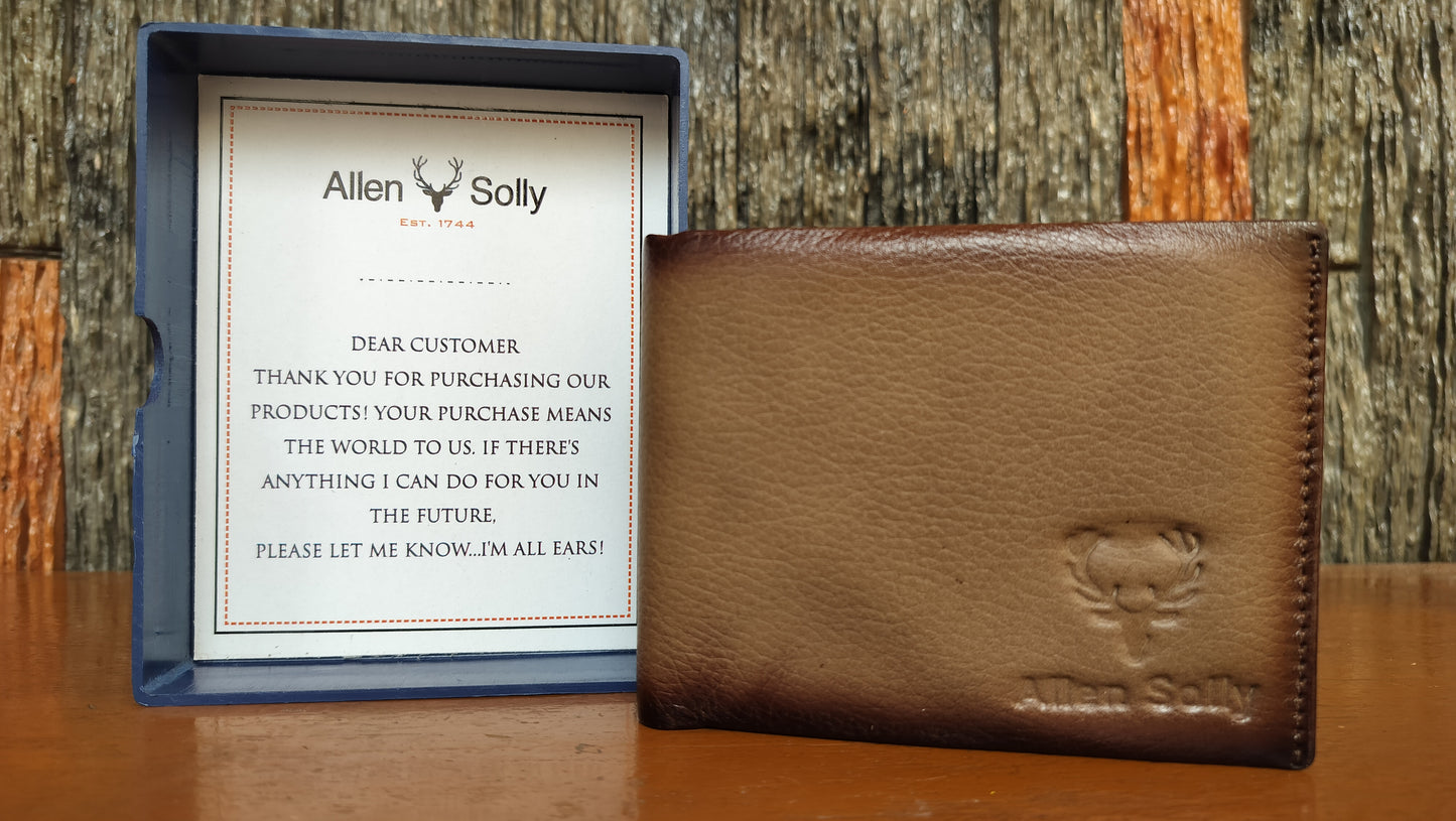 Allen Solly - premium double color Gray Bi-fold first copy Wallet