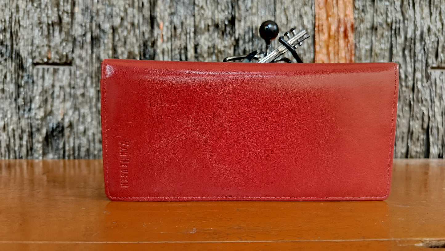 VanHuesen - Women Premium Mobile Clutches Red Color