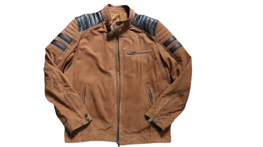 Retro special Brown handsome Leather Jacket (Unique design)