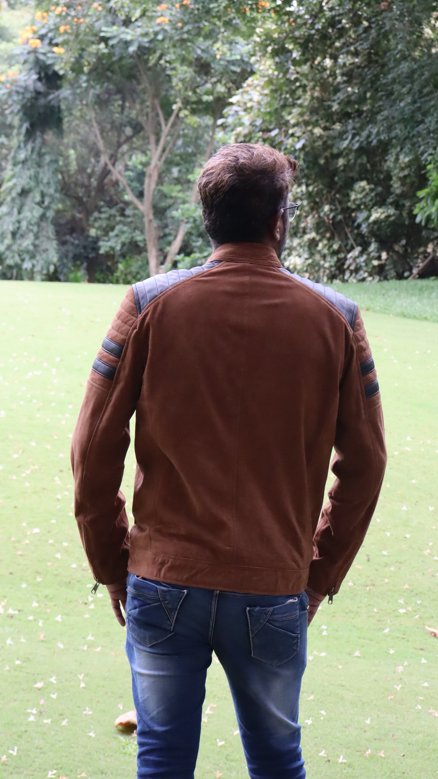 Retro special Brown handsome Leather Jacket (Unique design)