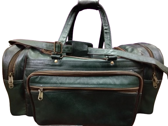 Leather Travel bag (Green) (Jumbo Size)