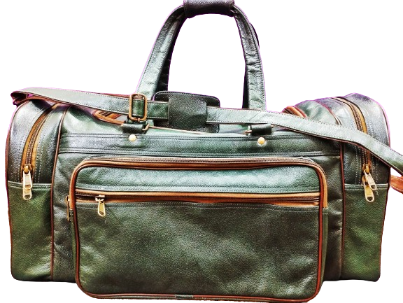 Leather Travel bag (Green) (Jumbo Size)