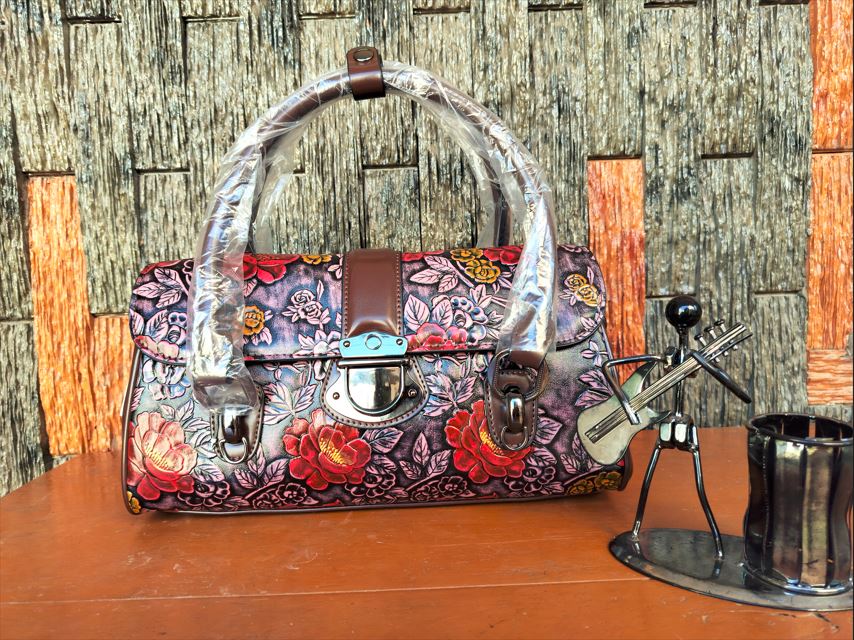 Chinese Retro leather handbag for ladies