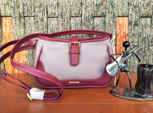 B-Blue Pink ladies Sling bag